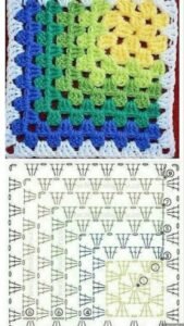 Mitered Granny Squares Crochet