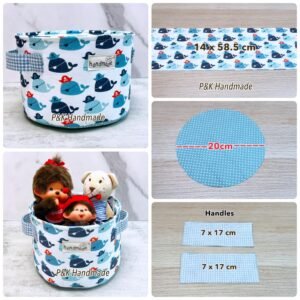 Fabric Round Basket