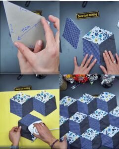 Amazing 3D sewing with fabric scraps