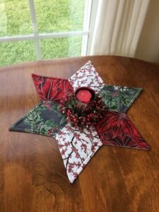 Eight Point Star Table Topper Pattern