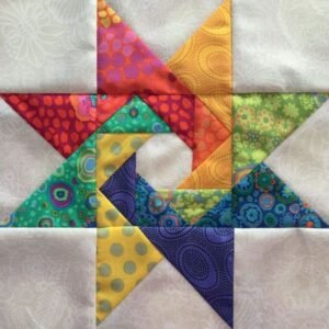 Spinning Star Quilt Block