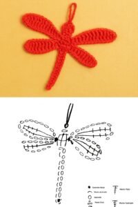 Crochet Dragonfly Pattern