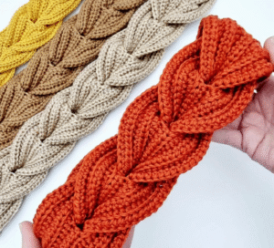 Crochet Braided Headband Tutorial